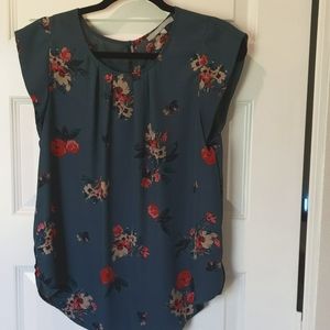 Floral Work Blouse